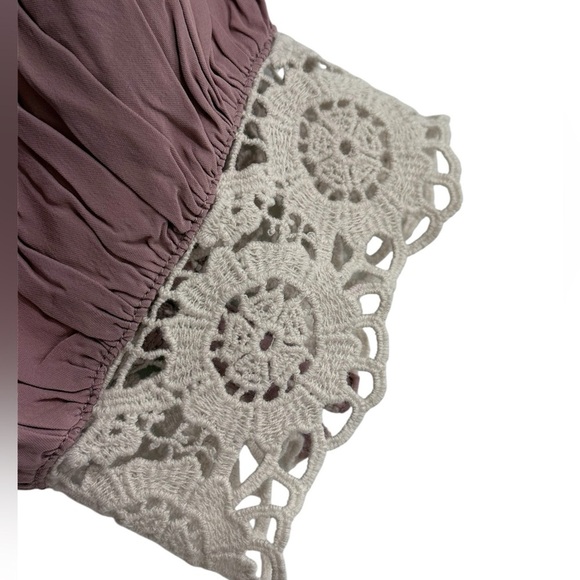 Free People My Love Lace Top - Mauve | NWT​​ - Picture 3 of 7